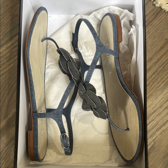 Chanel Denim Sandals - Picture 4 of 5